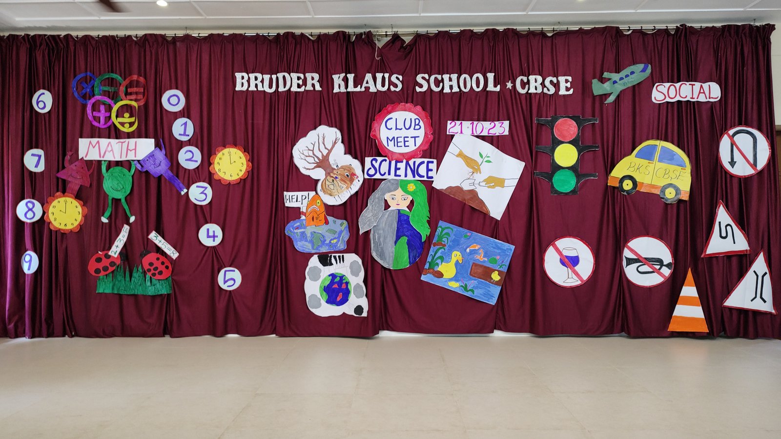 Students participating in mathematics activities